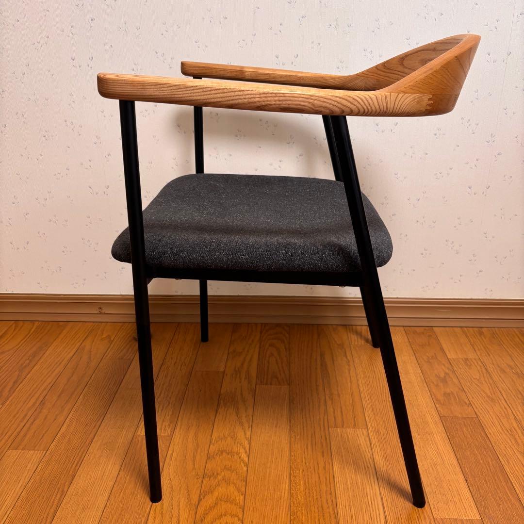 【美品】①関家具 シーブチェア RY-101 CR679　2脚〜引取可能