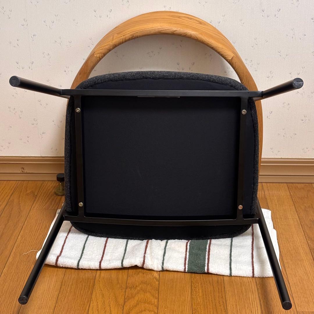 【美品】①関家具 シーブチェア RY-101 CR679　2脚〜引取可能