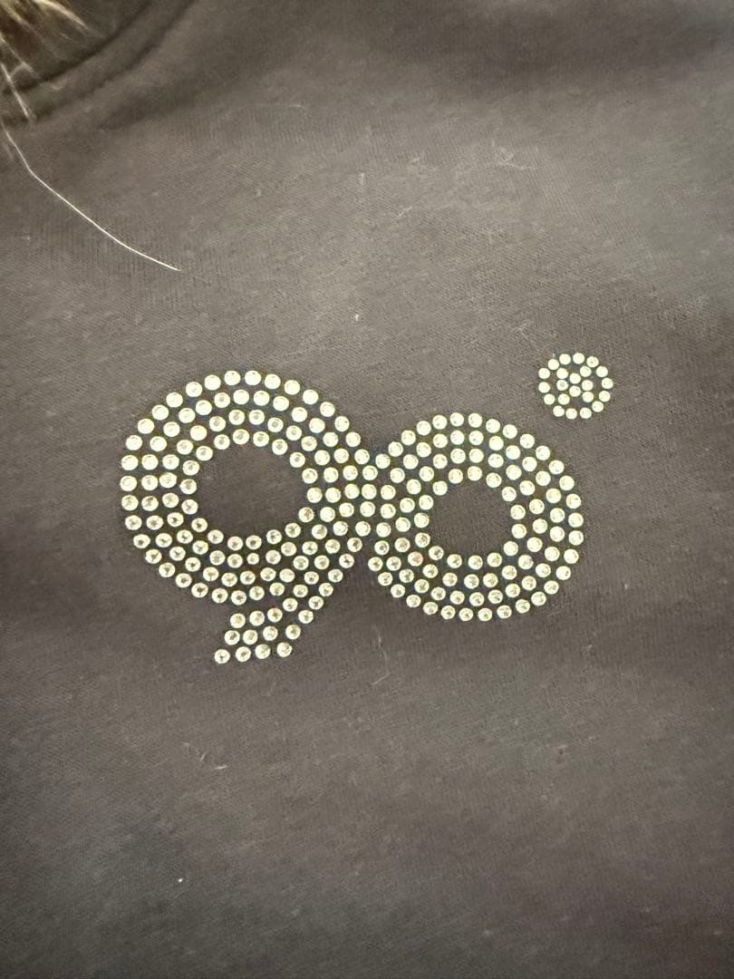 9090 ファーアウター グレーM