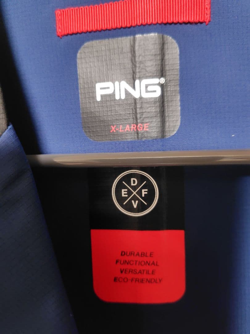 PINGゴルフ　メンズ　撥水　ジャケットXL 1度はおっただけの美品