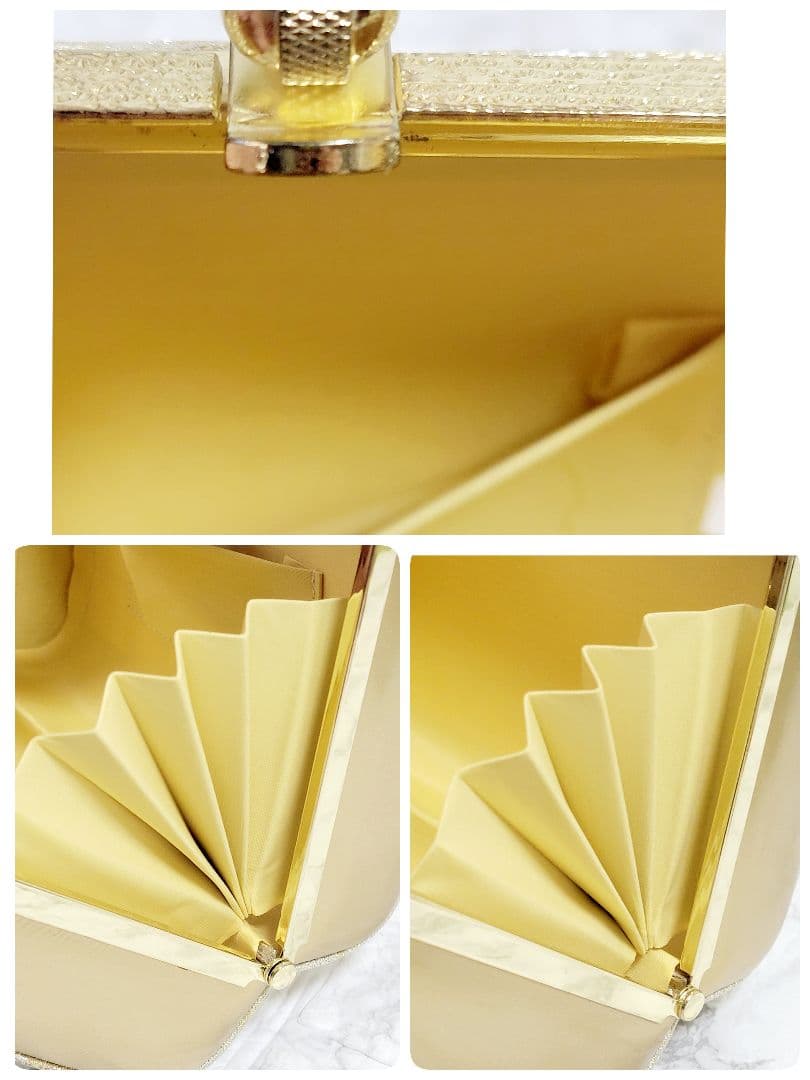 【美品】日本製　和装バッグと草履セット　フォーマル 華文 亀甲 金銀糸 ベージュ