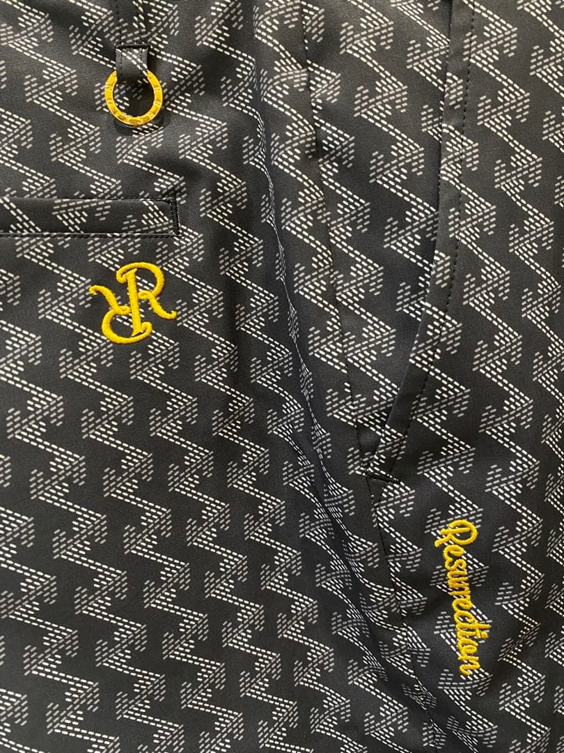 【新品】レザレクション　メンズ　ズボン　黒　XLサイズ