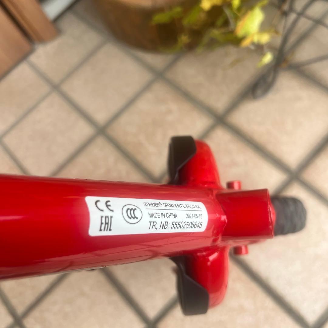 【美品】STRIDER ストライダー レッド SPORT 12