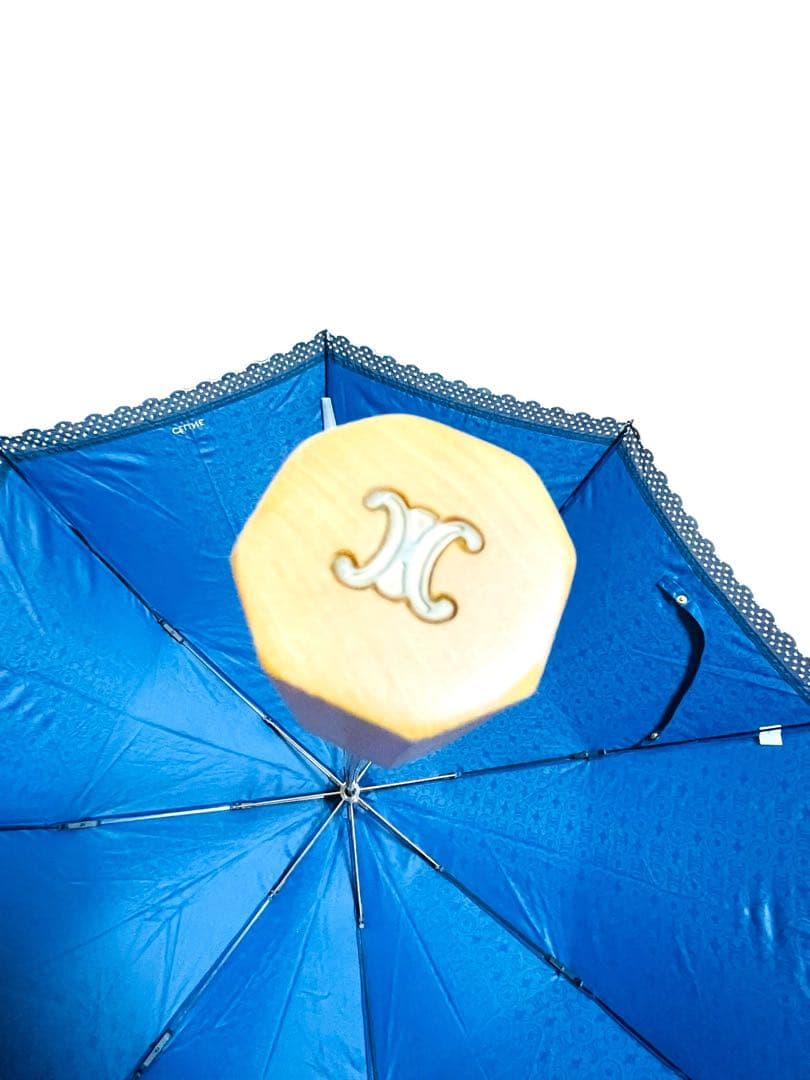 美品☆CELINE ／セリーヌ　折りたたみ傘　持ち運び　希少カラー