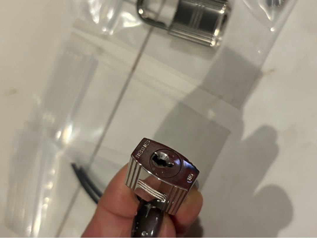 エルメス　カデナ＆キー　シルバー　2個セット