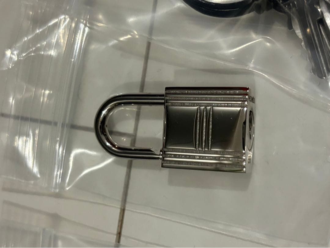 エルメス　カデナ＆キー　シルバー　2個セット