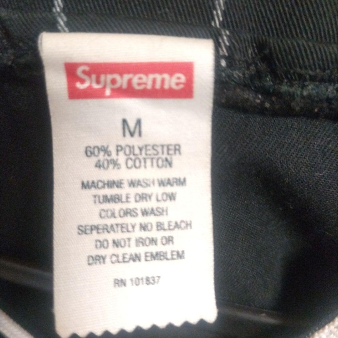 Supreme 12ss ストライプ ベースボールシャツ M