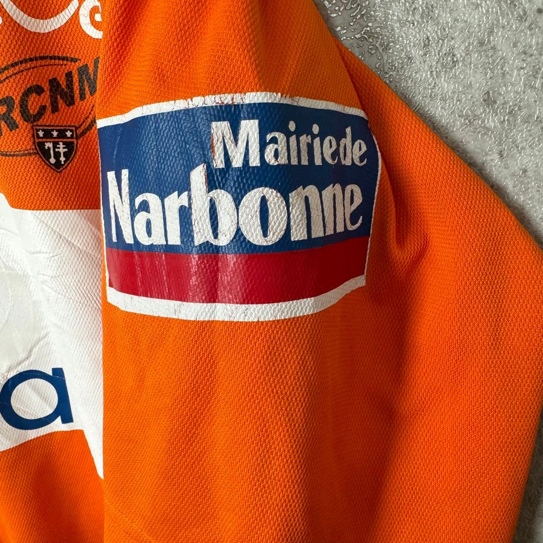 【激レア】RC Narbonne ラグビーユニフォーム オレンジ アディダス製M