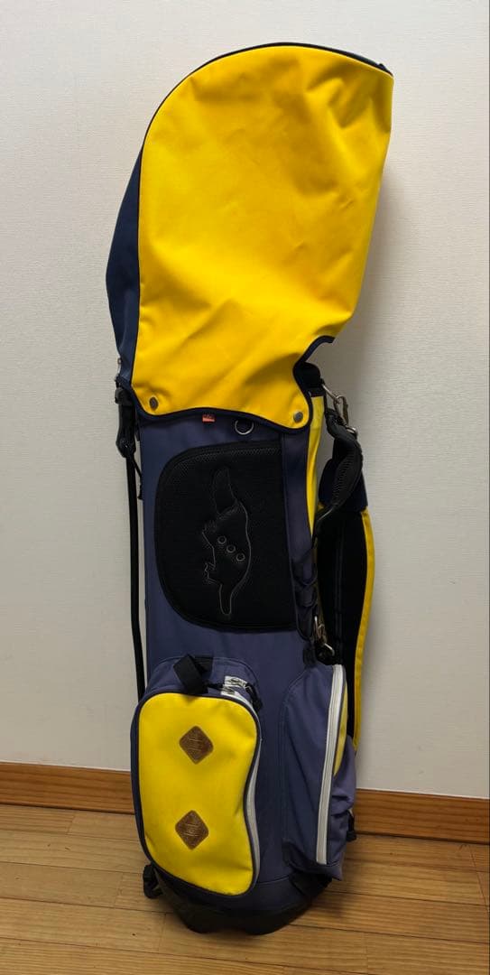 Rough & Swell スタンドゴルフバッグ ネイビー/イエロー