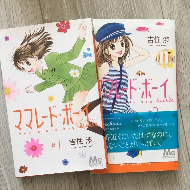 アオハライド全巻、ストロボエッジ全巻、ママレード・ボーイ全巻、リトル2巻