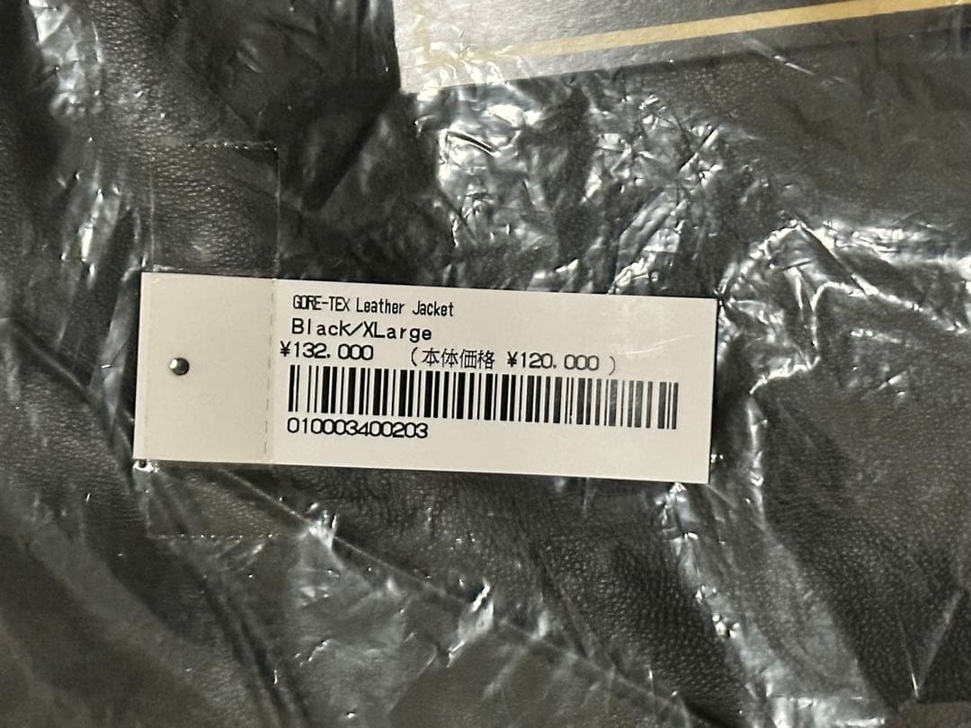 ジャケット・アウター Supreme GORE-TEX Leather Jacket \"Black\"