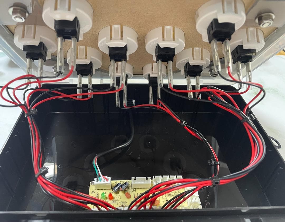 自作 卓上アーケードコントローラー (DDR GP/StepMania対応)