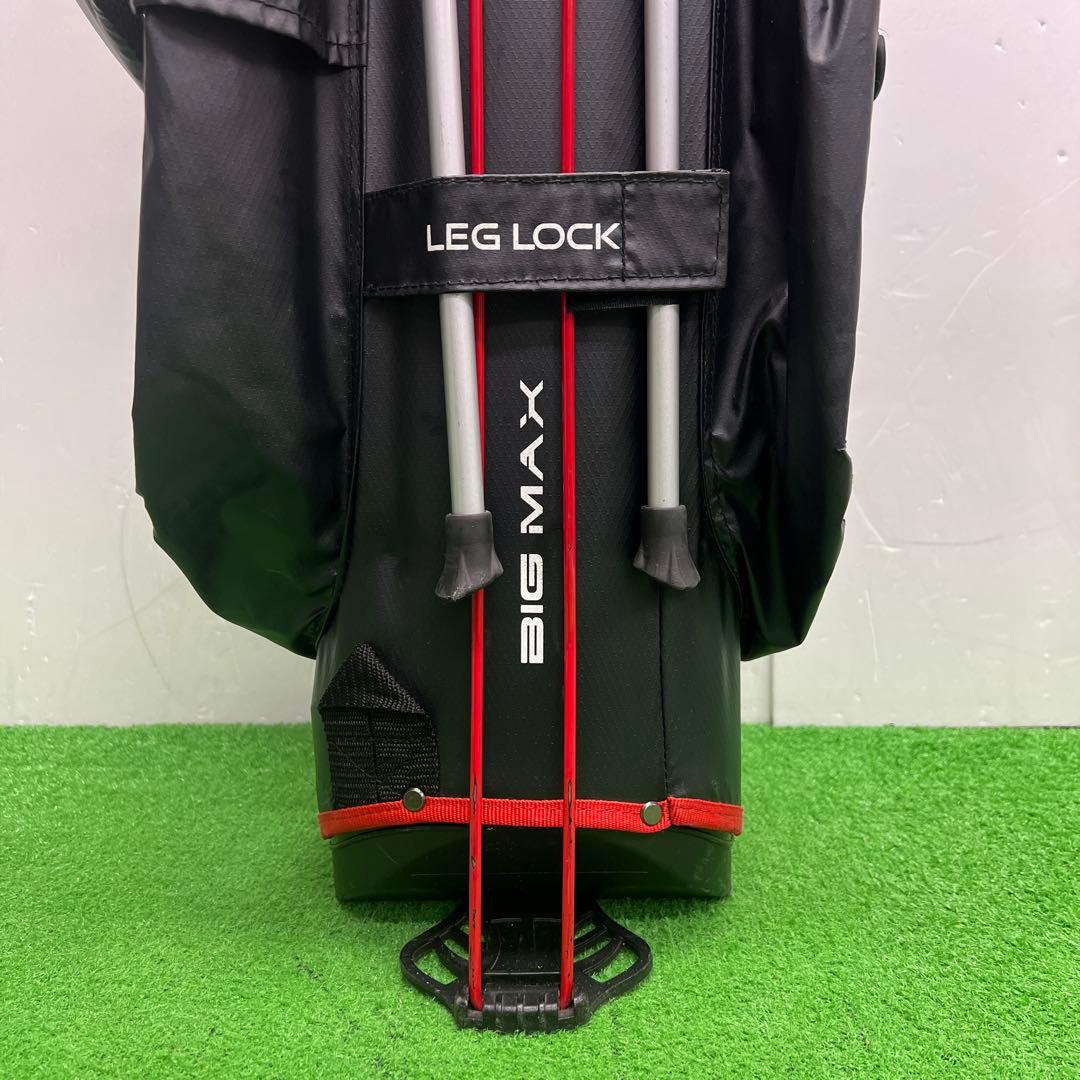 ビッグマックス　BIG MAX キャディーバック　8インチ ブラック　メンズ