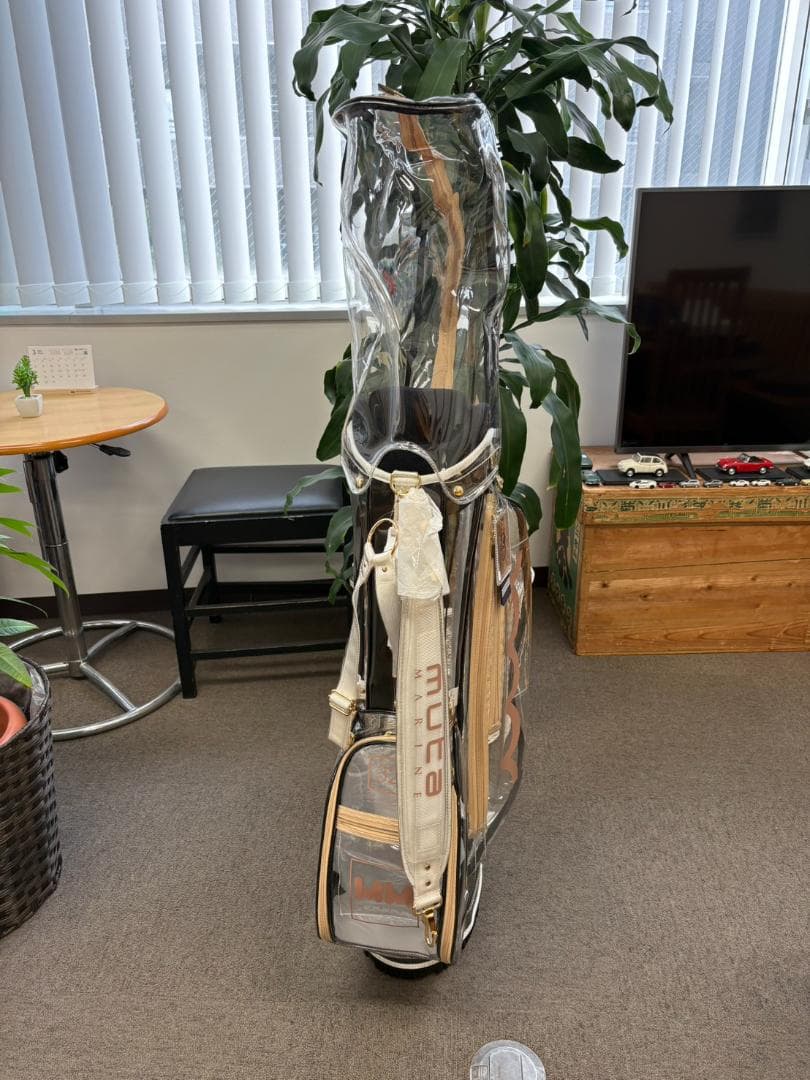 muta MARINE GOLF クリアキャディバッグ＆ヘッドカバー