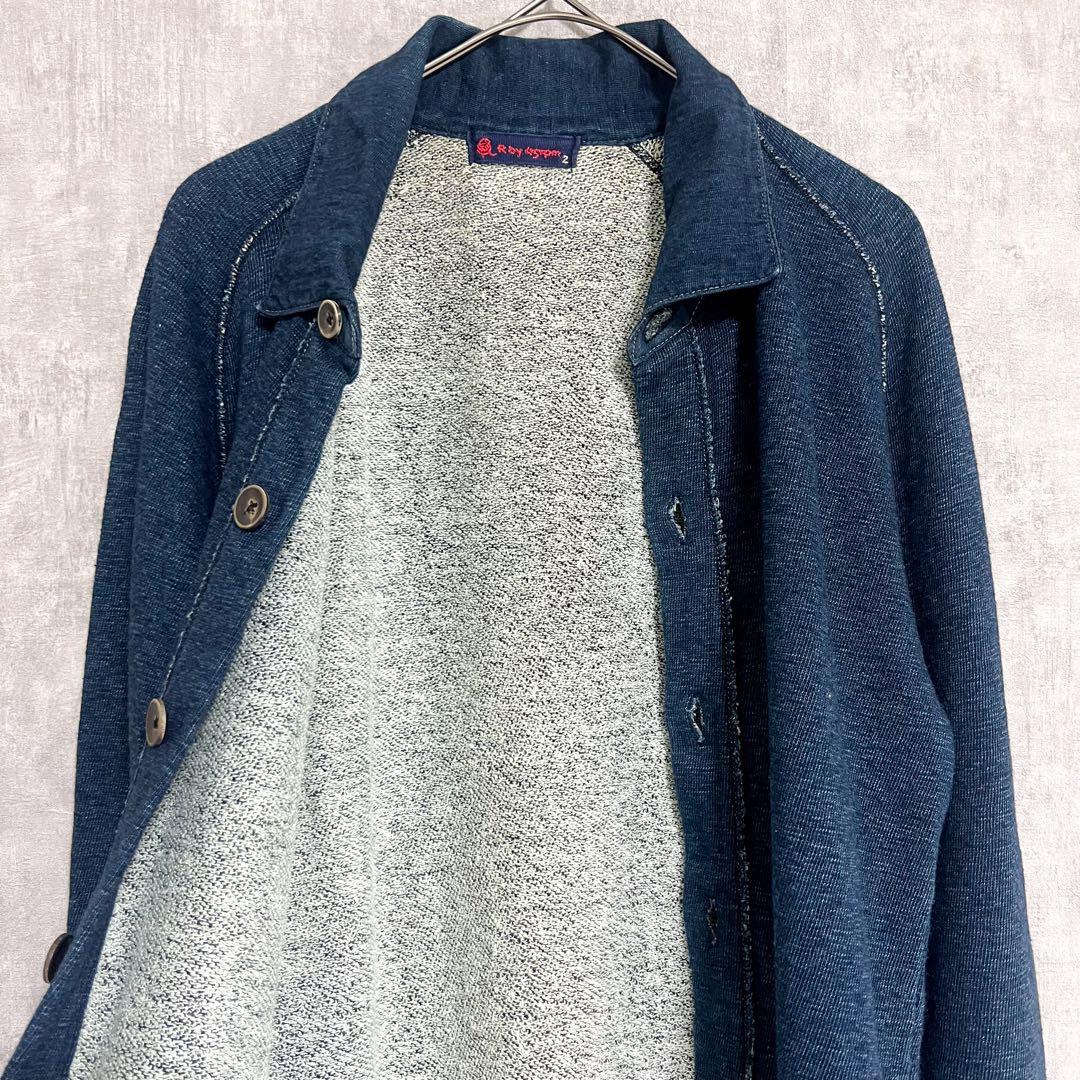 45rpm インディゴジャケット スウェット素材 アールピーエム