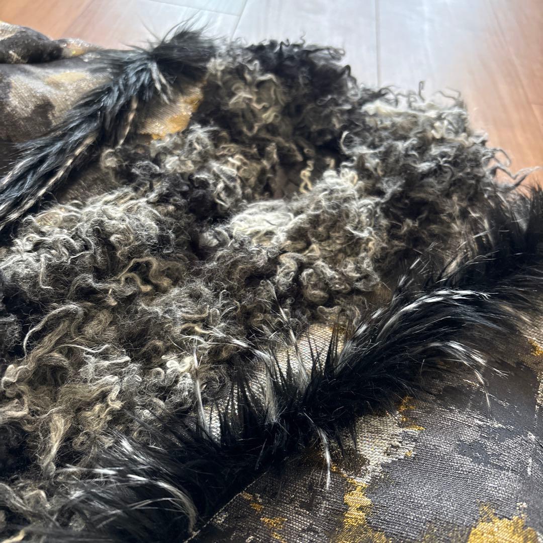 送料込み！ANNASUI フェイクファーコート サイズ2