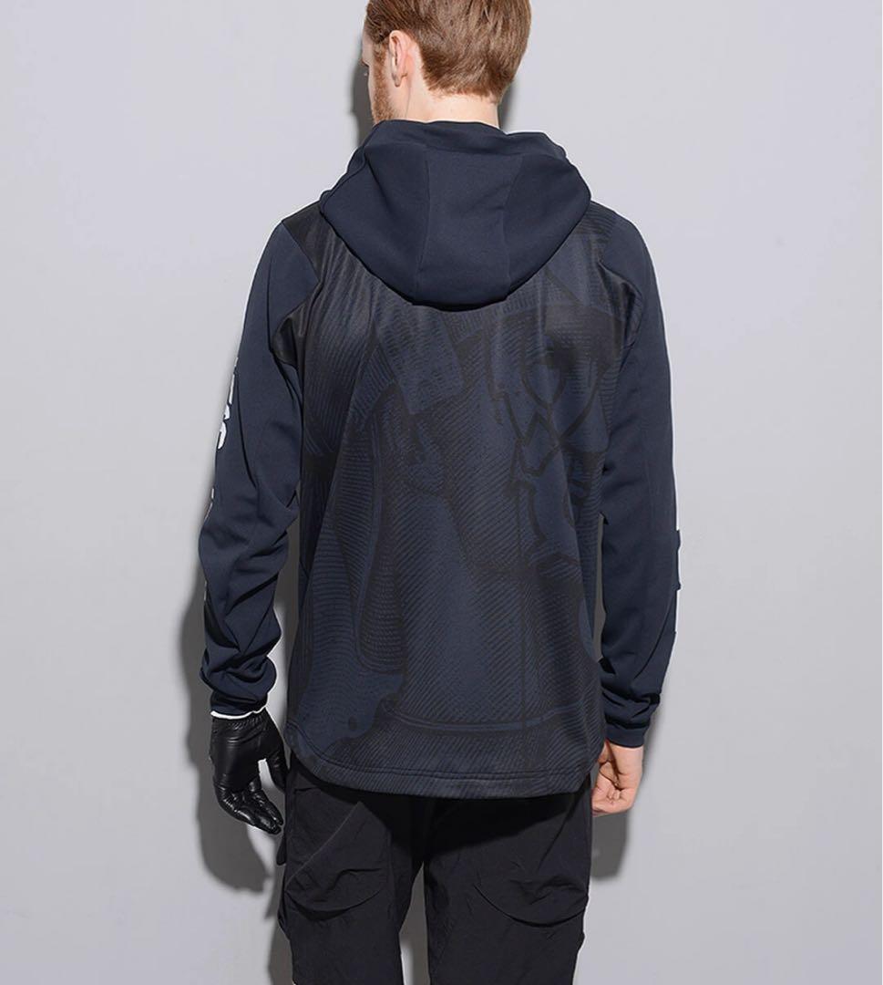 新品　ラッセルノ　パーカー　フーディ　春夏　ルチャ　ハーフジップ　長袖シャツ