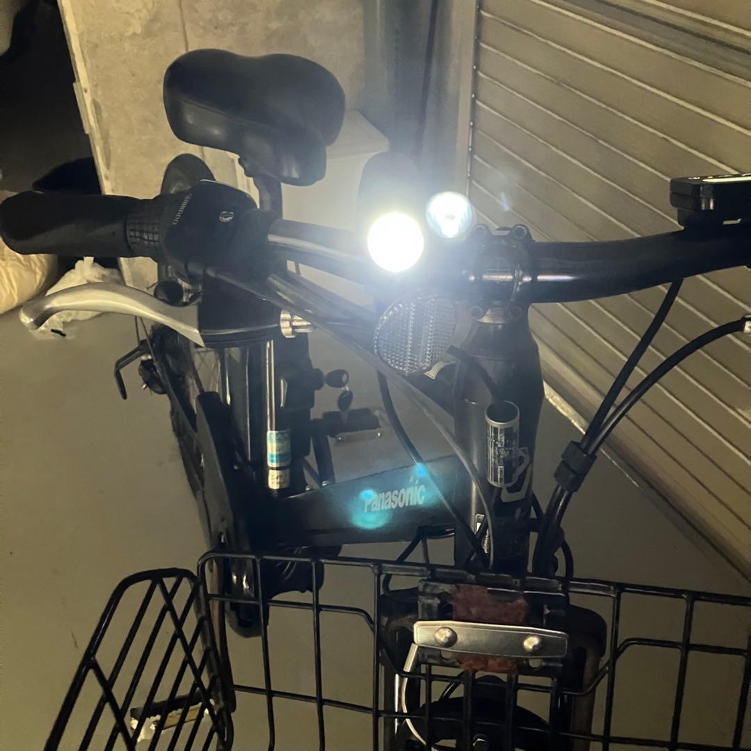 Panasonic 自転車用ライト NKL780と手元スイッチとセンサー線の3点