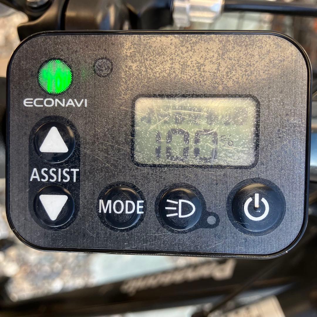 Panasonic 自転車用ライト NKL780と手元スイッチとセンサー線の3点