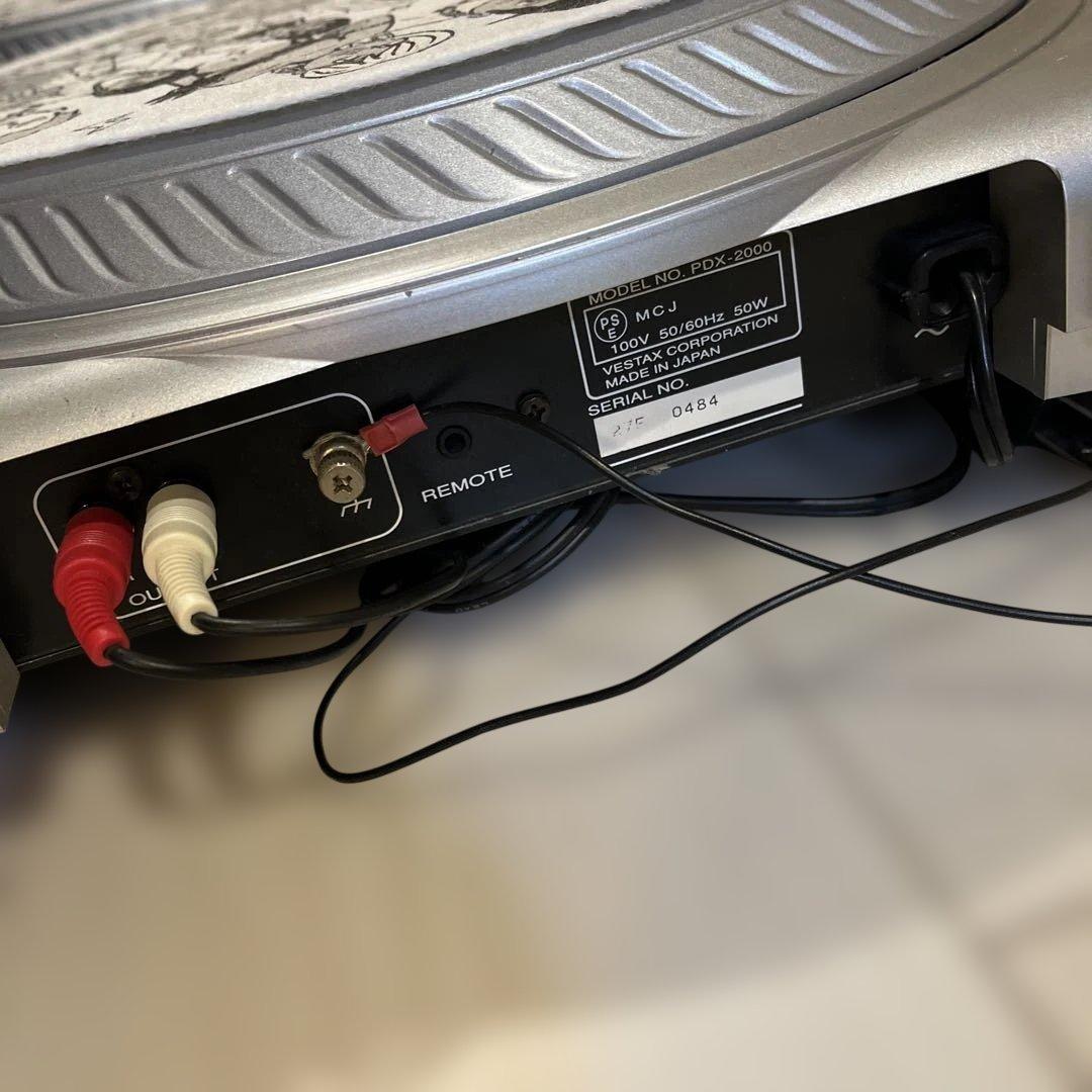 【完動品】VESTAX PDX-2000ターンテーブル 2台セット