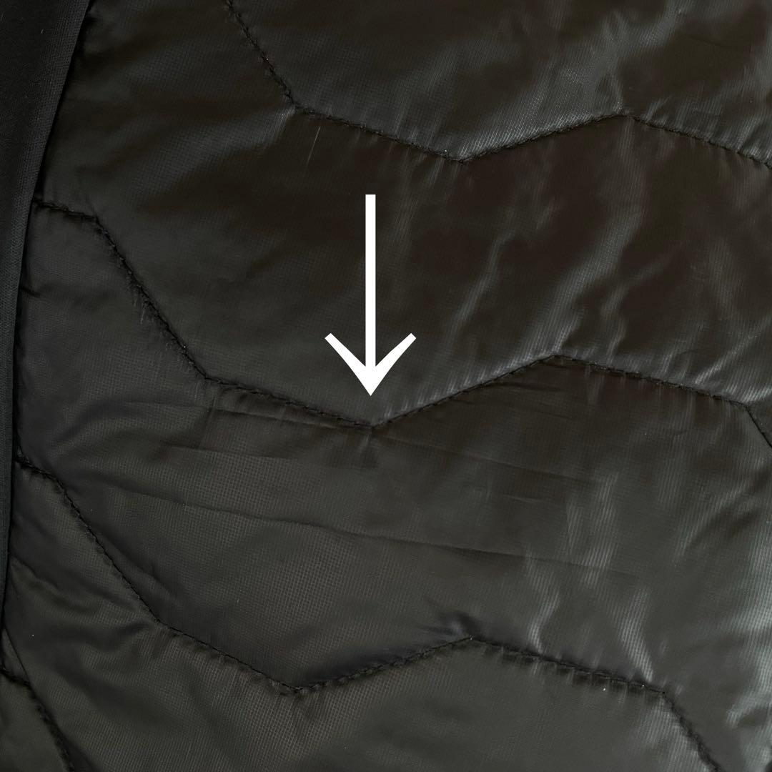 プーマ 上下 L ハイブリッドニットジャケット ファブリックミックスパンツ 黒