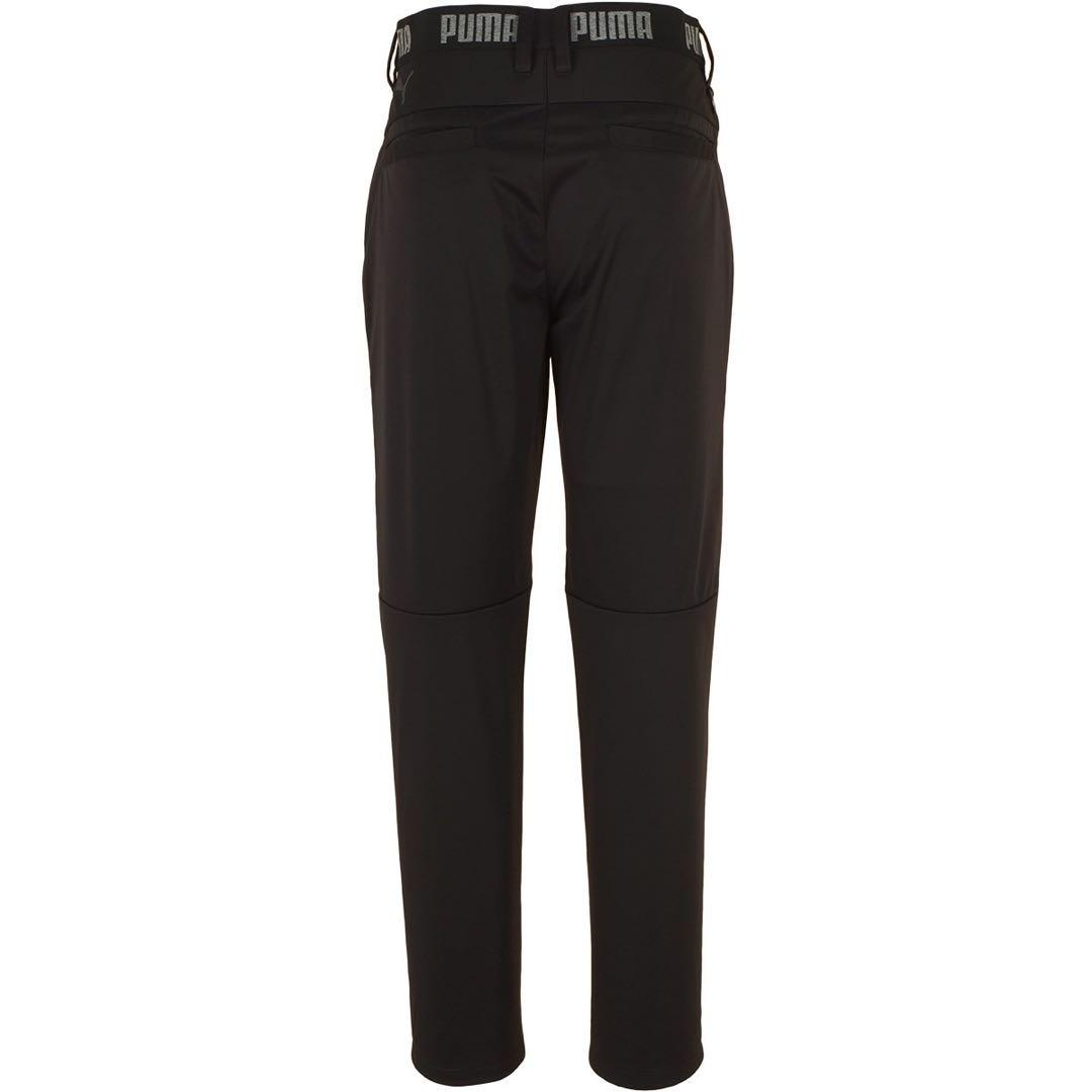 プーマ 上下 L ハイブリッドニットジャケット ファブリックミックスパンツ 黒