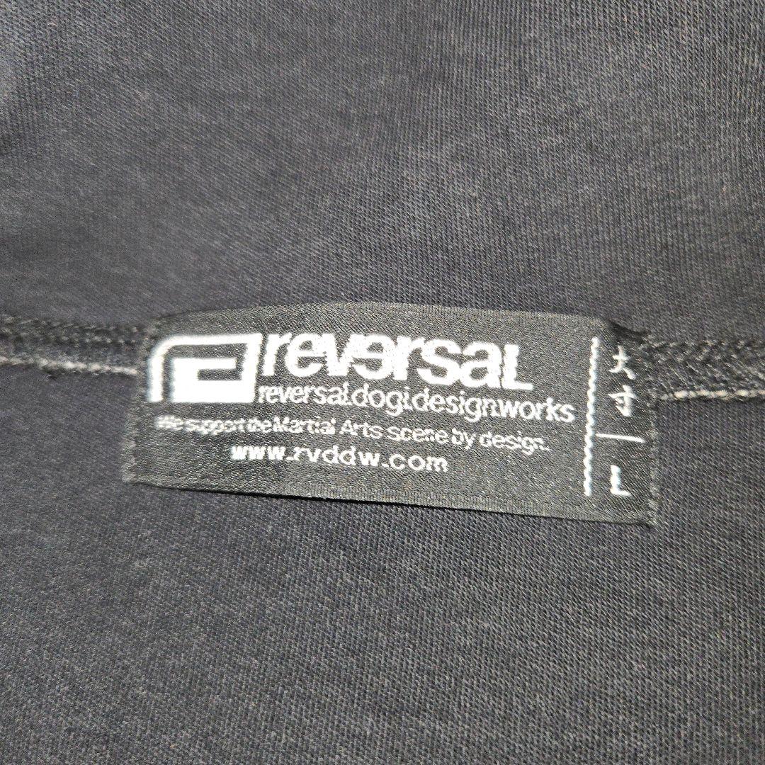reversal URBAN SWEAT LOGO TAPE ジップパーカー L