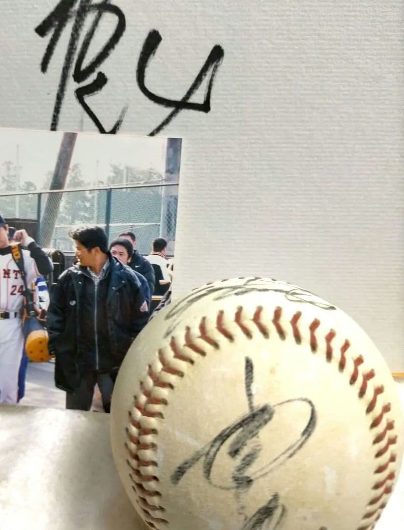 読売ジャイアンツ　高橋由伸選手時代　直筆サイン　色紙