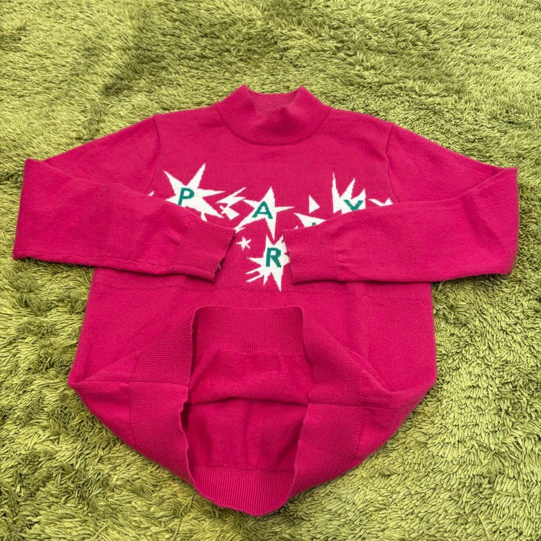 パーリーゲイツ PEARLYGATES プルオーバー セーター ピンク サイズ0