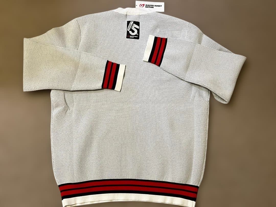 28,600円送0新品マスターバニーエディションMBE白4クルーネックニット