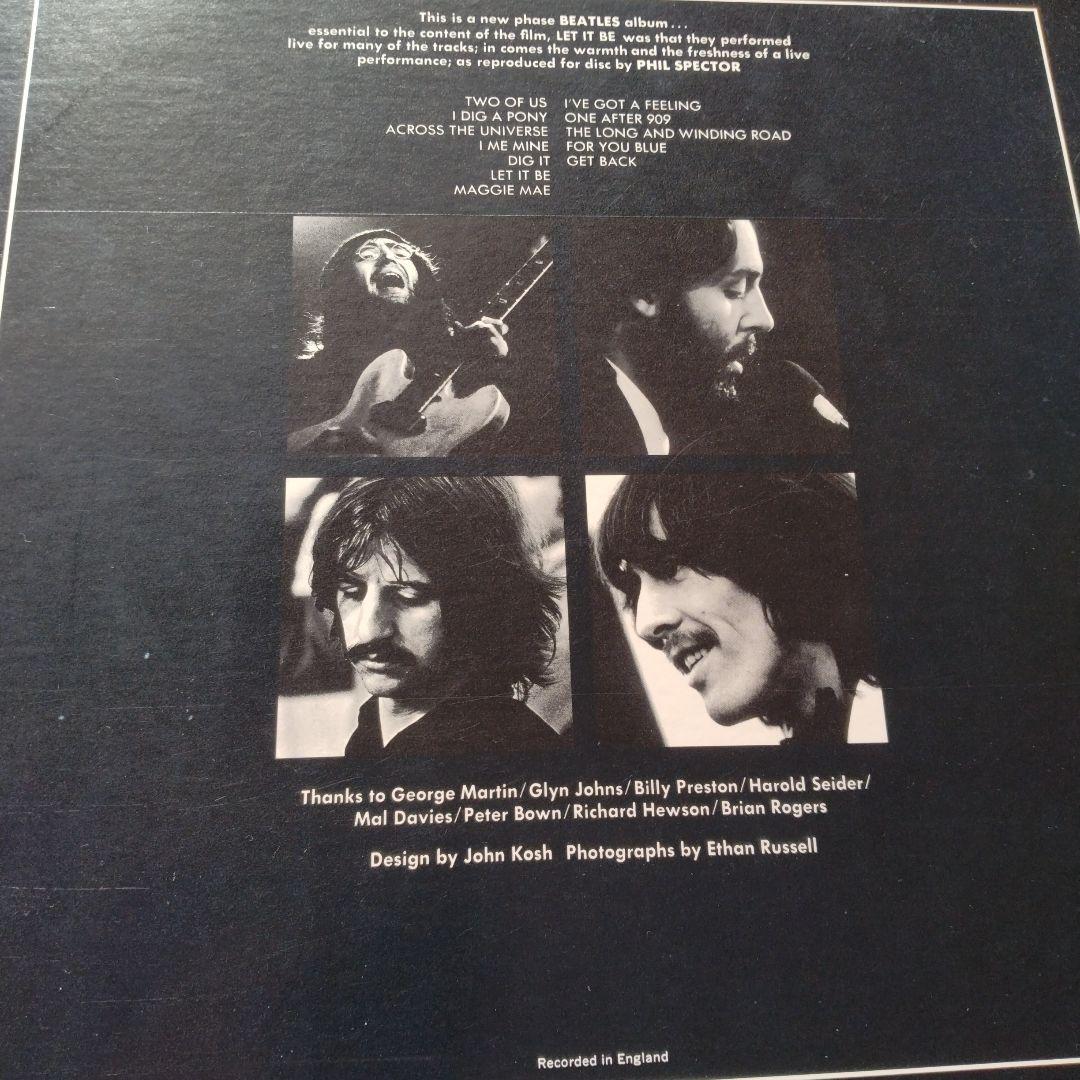 The Beatles LET IT BE LPレコード　ビートルズ