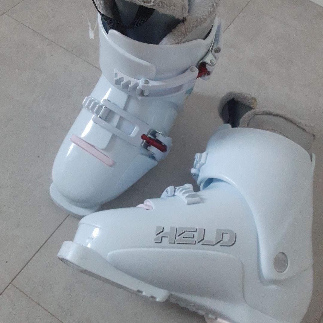 KAZAMA ジュニア スキー3点セット126cm HELDスキーブーツ21cm