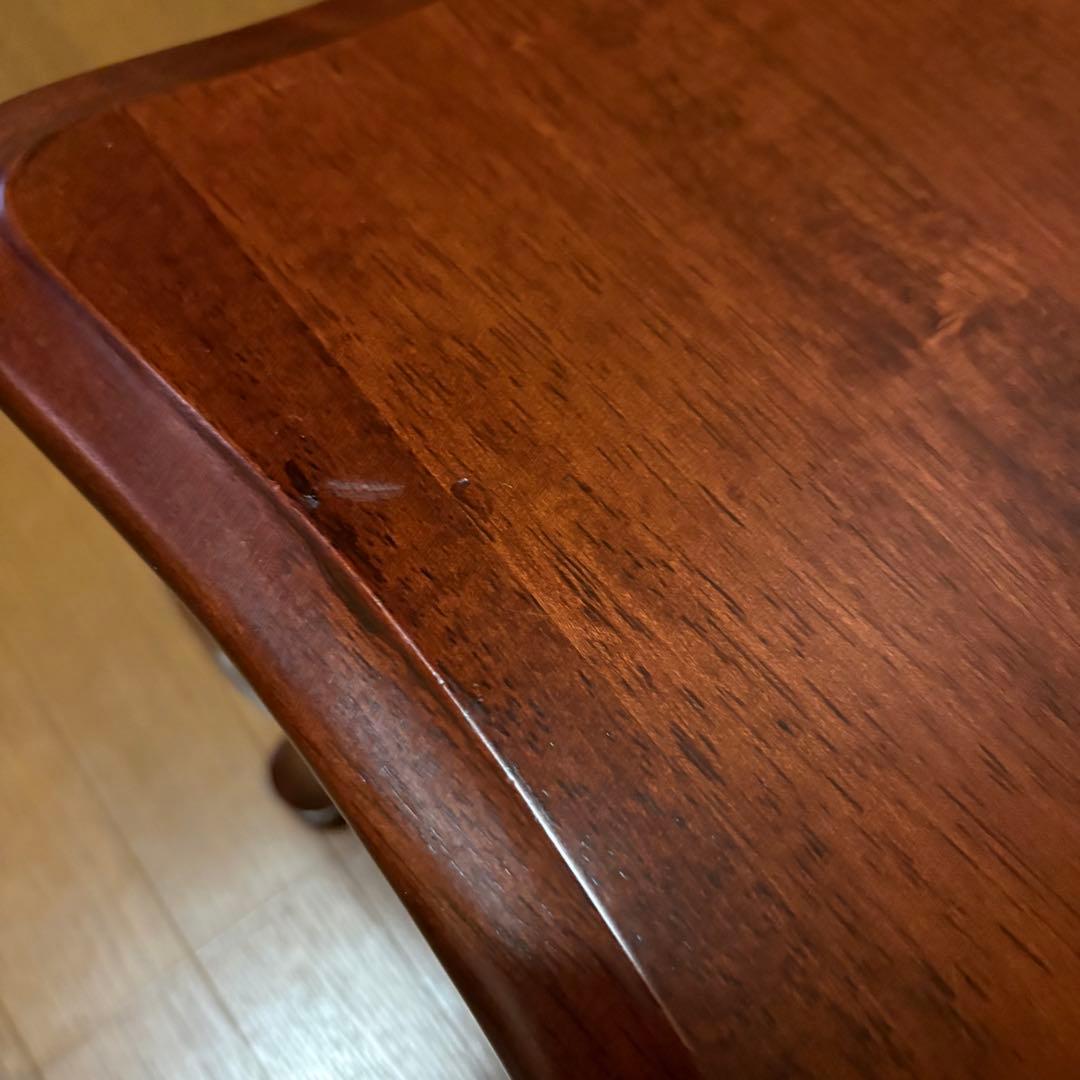 アンティーク調 猫脚 ローテーブル センターテーブル 幅100cm