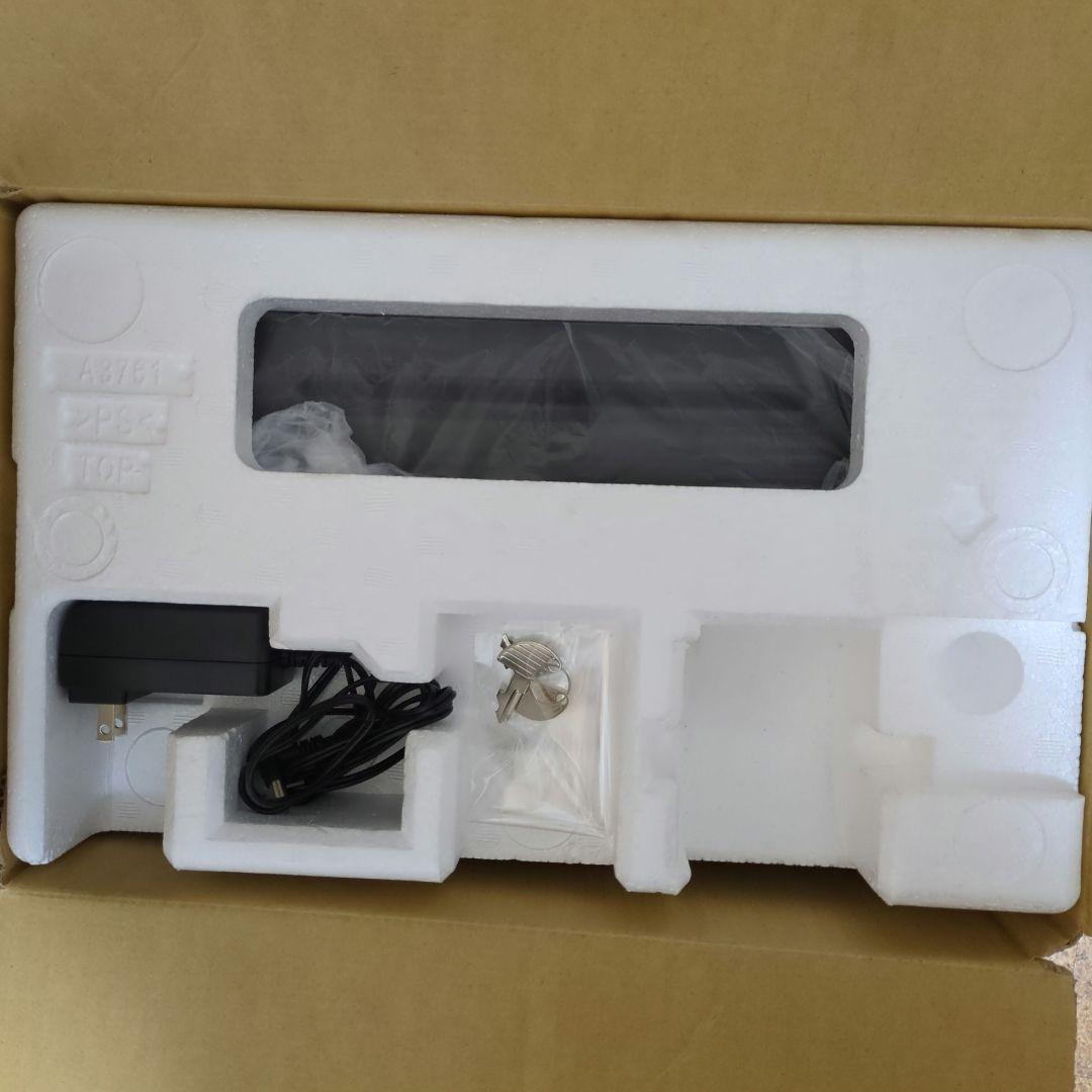 SHARP XE-A147 レジスター ブラック 替えロールペーパー付き