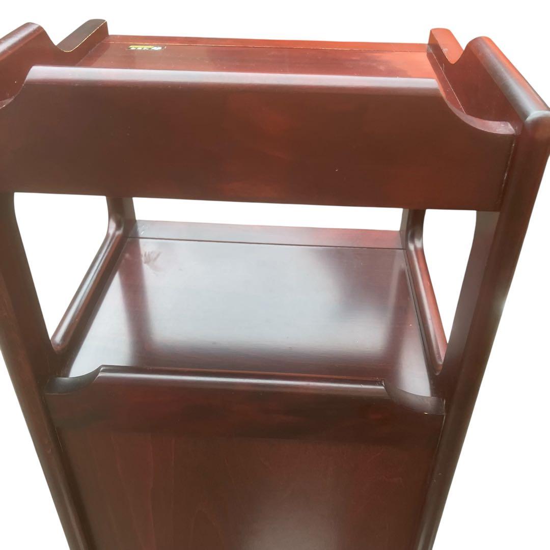 karimoku カリモク電話台　昭和レトロ　和製ヴィンテージ　オールドカリモク