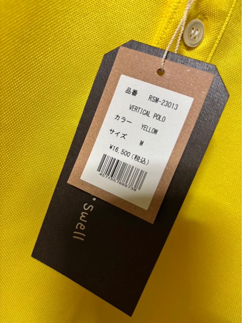 rough&swell ラフアンドスウェル ポロシャツ M 新品未使用タグ付き