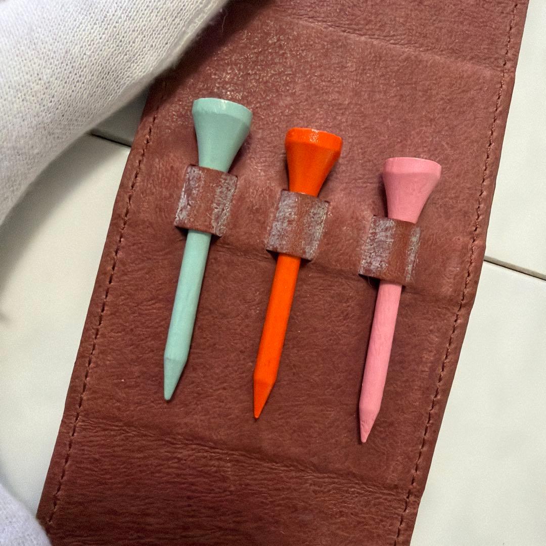 【新品未使用】CHAPS チャップス レザーケース ゴルフアクセサリー