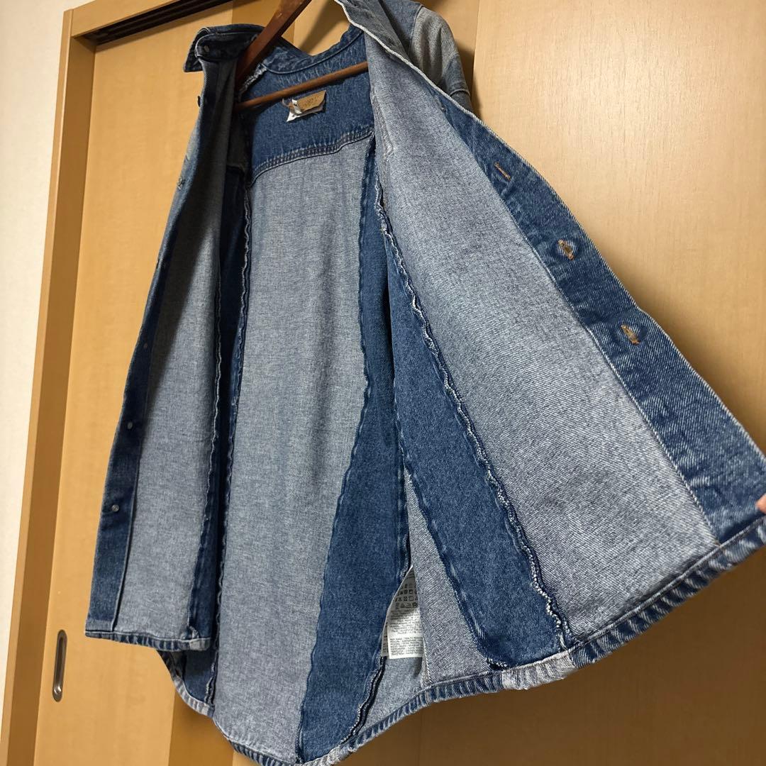 MM6 メゾンマルジェラ 24AW デニムシャツジャケット44 インディゴ