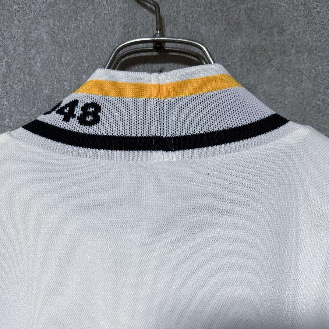 PUMA GOLF プーマゴルフ ビッグロゴ モックネック シャツ ホワイト L