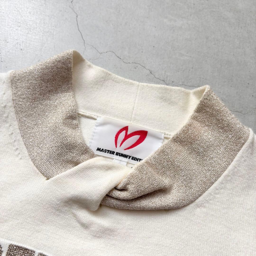 【23年】MASTER BUNNY EDITION ツイストネックラメ ニット