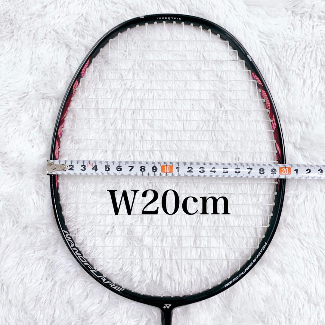 【美品】YONEXヨネックス ナノフレア200 バドミントンラケット