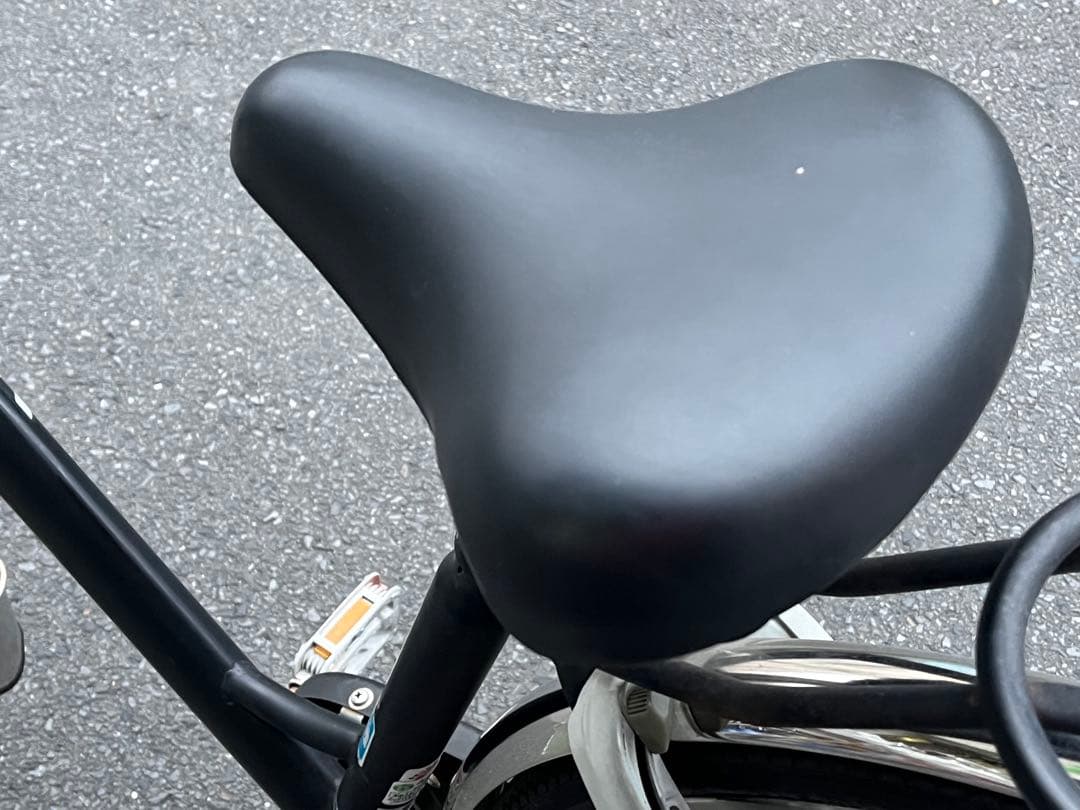 か*な様 中古美品LEDオートライト内装3段自転車★大型カゴ★27インチ★黒※配