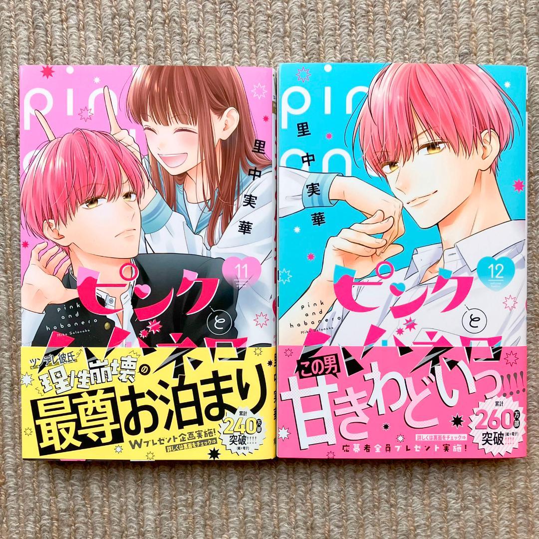 【特典多数・美品・全巻】 ピンクとハバネロ　全14巻　里中実華