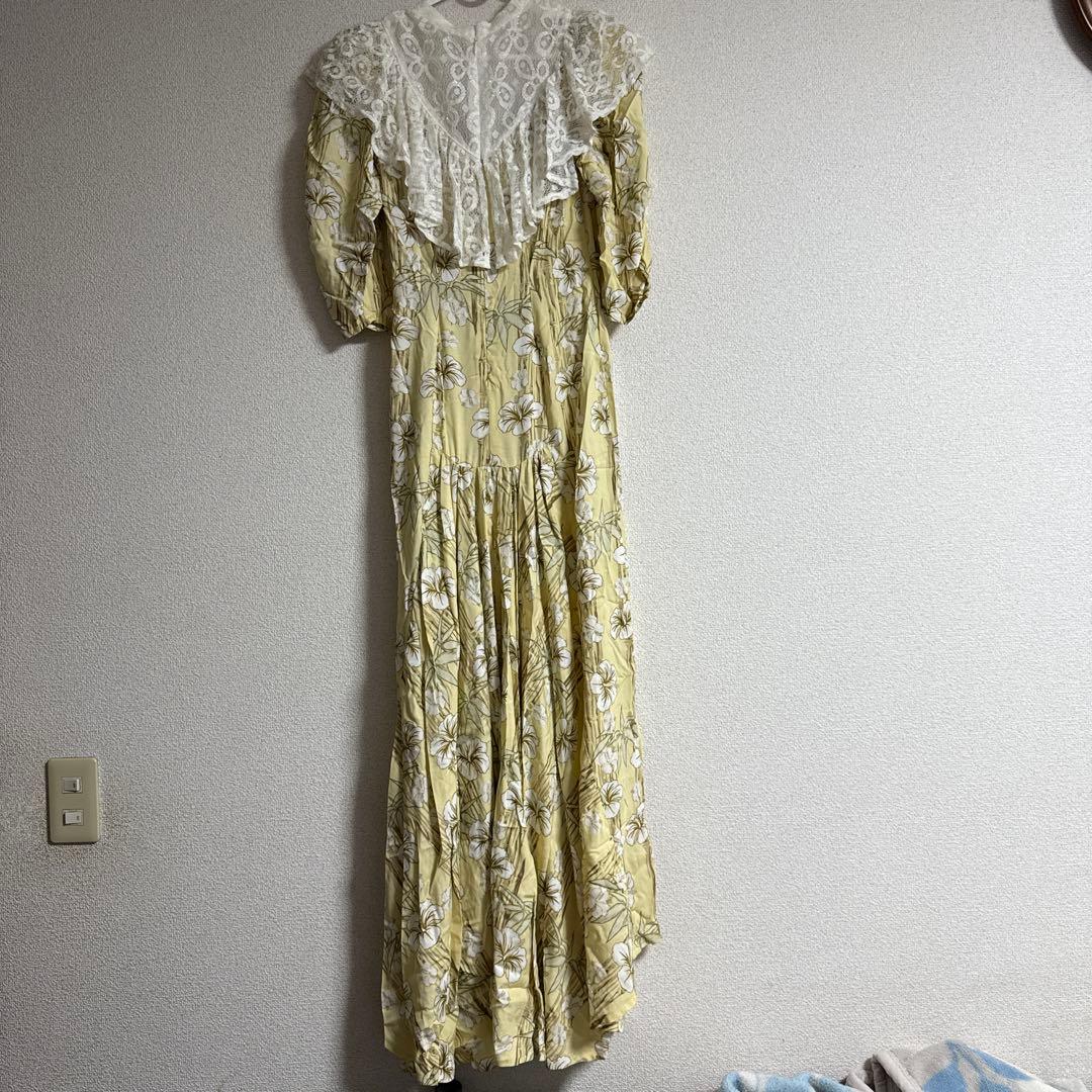 ハワイ　結婚式　ハワイアンパーティ ヴィンテージムームー