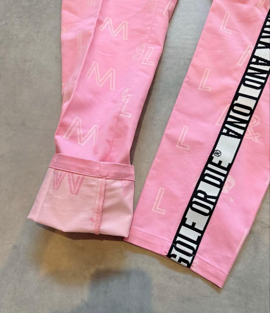 美品 ★ MARK&LONA 完売モデル ボトムス ピンク マーク&ロナ 正規品