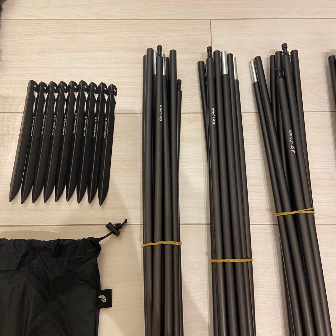 【新品】グラウンドカバー アコンハウス3.45 ブラックACORN HOUSE