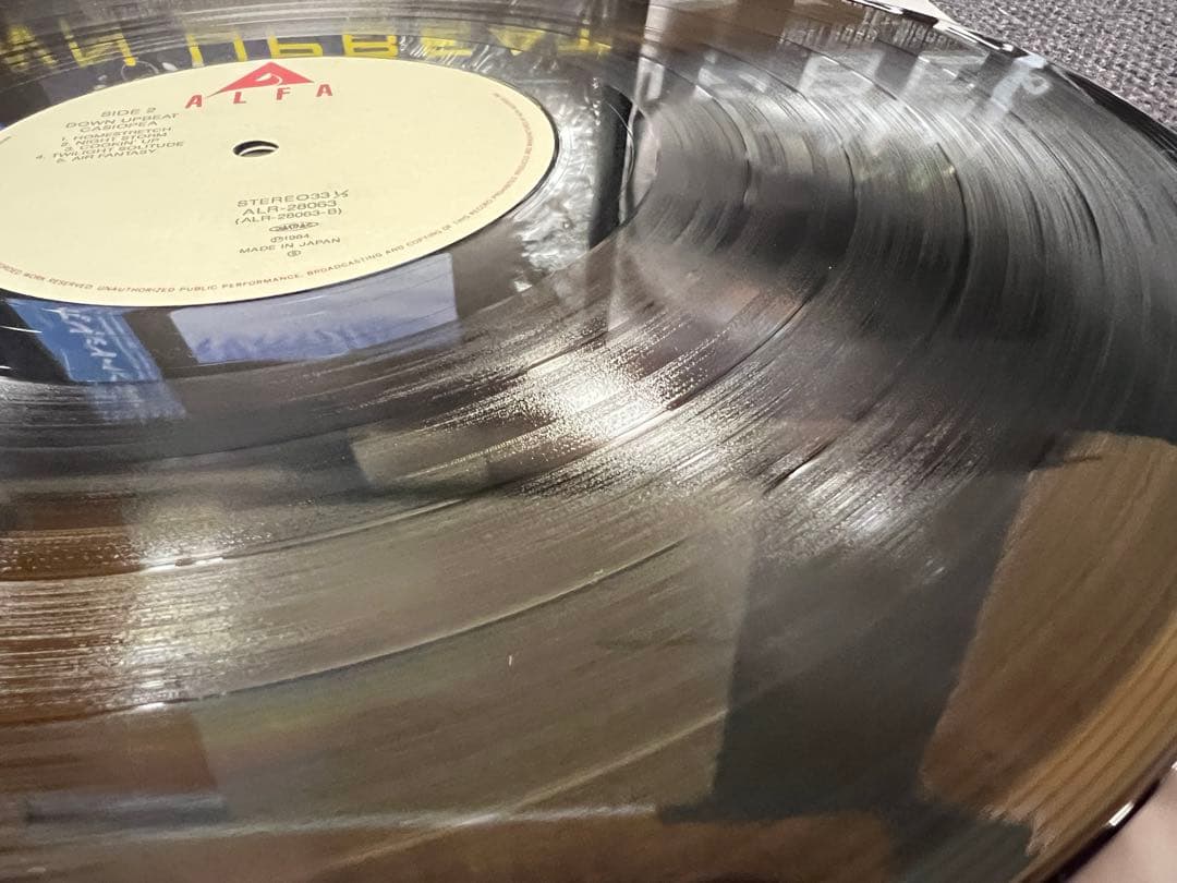 カシオペア DOWN UPBEAT 帯付 LP邦楽　ALR-28063 1984