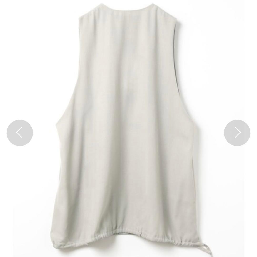 最終価格⭐︎新品⭐︎ミズイロインド⭐︎ツイルVネックベスト