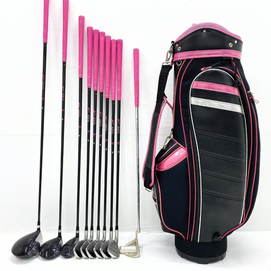 【初心者様推奨!!】 ワールドイーグル レディース ゴルフクラブ セット ピンク