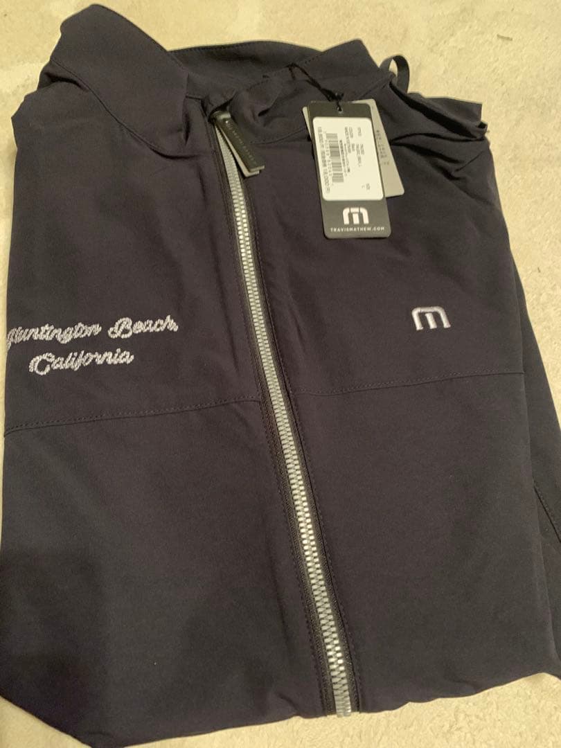 新品タグ付　トラビスマシュー　メンズ　ナイロン　ジャケット　ブラック　L